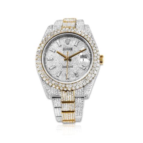 rolex bust down vvs diamonds.